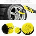 thumbnail image 3 of 3 Pcs Round Car Suv Electric Bristle Drill Tub Rotary Brush Cleaing Tool, 3 of 5