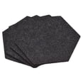 thumbnail image 1 of Posavasos de fieltro Unique Bargains 4uds Hexagonal gris, 1 of 5