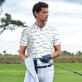thumbnail image 3 of Fotbe Cute Shark Camiseta Polo de Golf para Hombre con Estampado – Camisa Deportiva Transpirable con Cuello Abotonado-Medium, 3 of 6