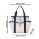 thumbnail image 5 of Travel Beach Tote Bag with Multi Pockets, Waterproof Mesh Beach Bags, Large Capacity Handheld Cosmetic Zipper Pouch, 5 of 5