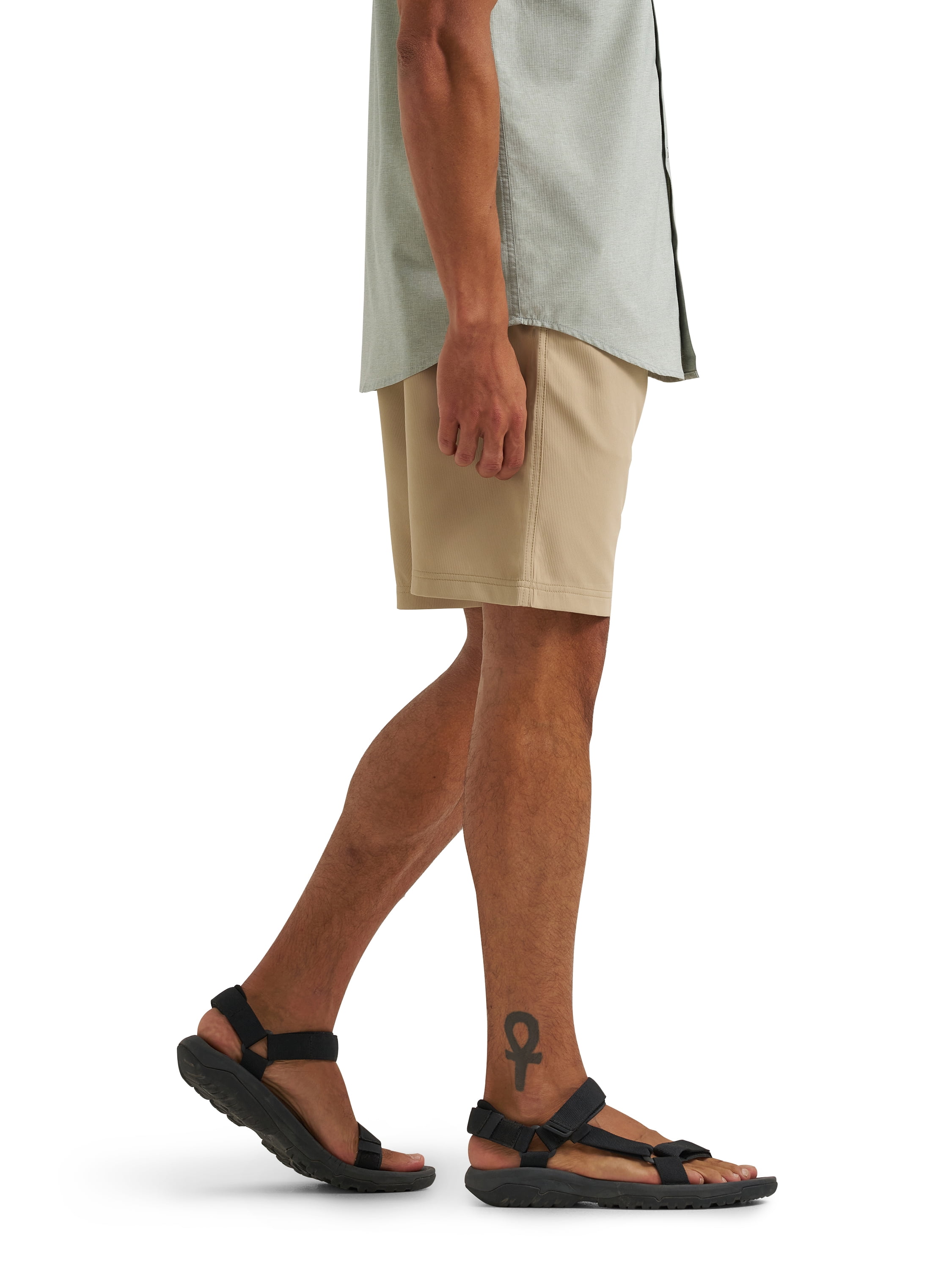 Wrangler Men's and Big Men's Outdoor Performance Side Elastic Waist Short (30-48)