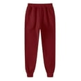 thumbnail image 3 of ketyyh-chn99 Womens Dress Pants Womens Stacked Leggings Pants, Ladies Casual High Waist Sweatpants Solid Color Split Hem Flare Pants, Workout Active Pants, 3 of 5