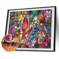 thumbnail image 2 of Wdftyju Kit de pintura de diamante 5D DIY pájaros coloridos taladro cuadrado completo cuadro de mosaico pared Wdftyju 6rd5en1wu0yl3hf1, 2 of 9