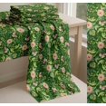 thumbnail image 6 of Soimoi Green Cotton Cambric Fabric Leaves & Ranunculus Floral Decor Fabric Printed Yard 56 Inch Wide, 6 of 7