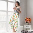 thumbnail image 3 of Fotbe Vegan Fruit Carrot Women's Pajama Pants,Sleepwear Pants,Pj Bottoms Drawstring And Pockets-, 3 of 7