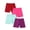 Purple, variant on YunPes 4-Pack Girl's Cartwheel Shorts Stretchy Bike Shorts Under Dress Dance Shorts Multicolor Kids Summer Clothes 5-14 Years