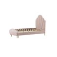thumbnail image 4 of TOV Furniture Bianca Banc en Velours Blush Taille Complète, 4 of 5