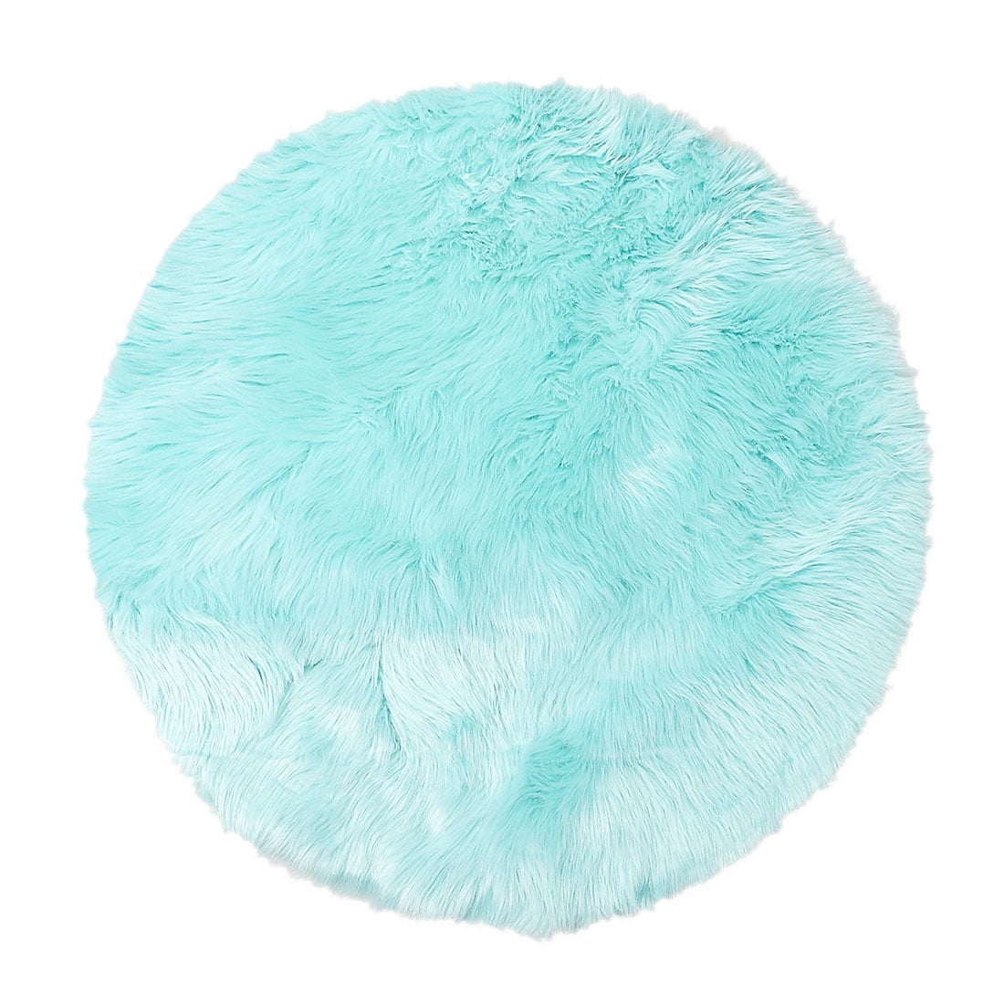 Faux Sheepskin Area Rug Carpet for Home Living Room Bedroom Light Blue ...