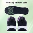 thumbnail image 6 of JOYFON Women's Walking Shoes Arch Support Orthotic Breathable Tennis Sneakers for Plantar Fasciitis Pain Relief GreyPurple 9.5, 6 of 6