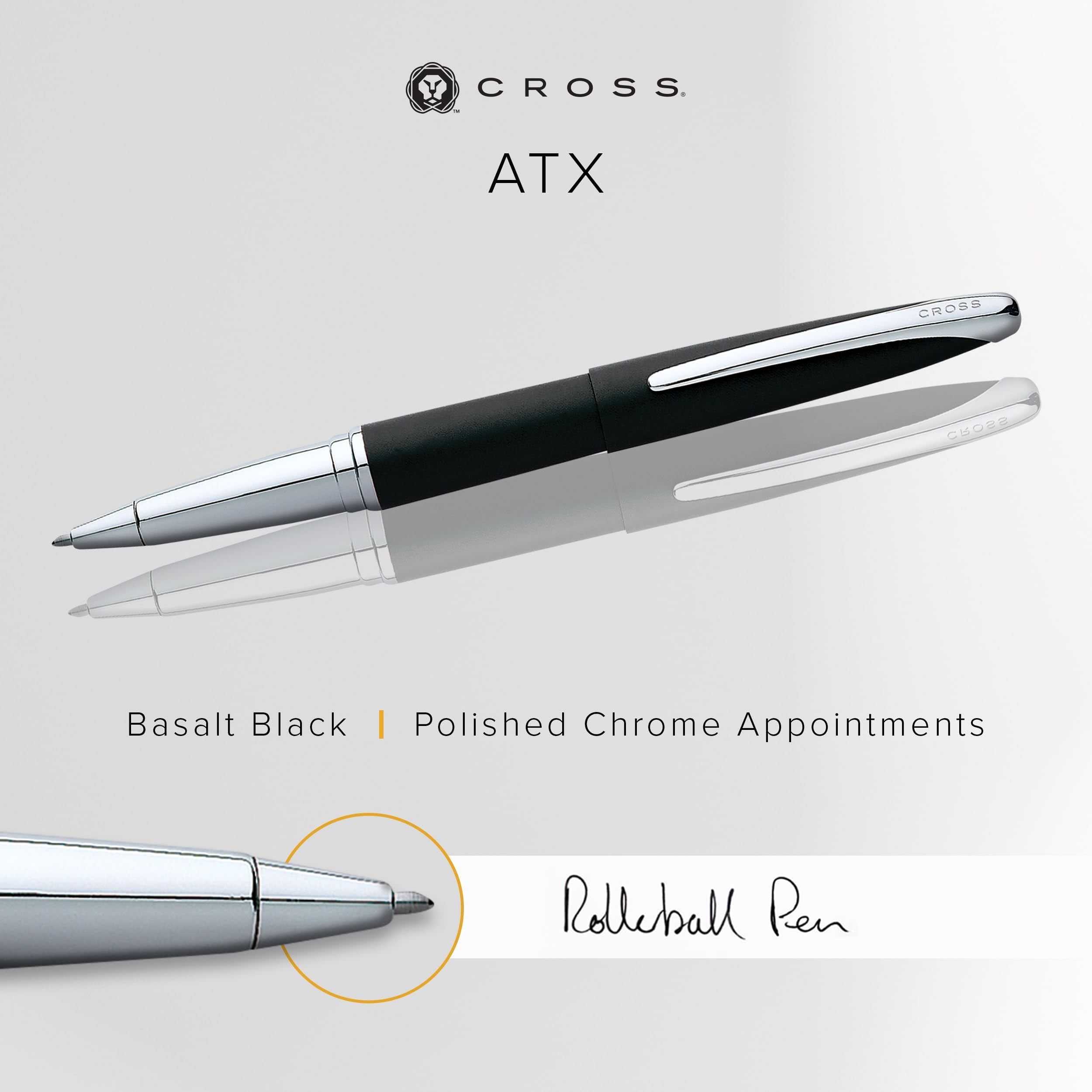 Cross ATX Basalt Black Rollerball Pen