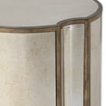 thumbnail image 2 of Uttermost Harlow MDF Wood Mirrored Accent Table in Antique Brass, 2 of 5