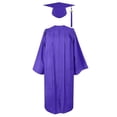thumbnail image 4 of Girls Boys Kindergarten Graduation Cap and Gown for Toddler Graduation Celebration Dress Outfit with Pockets Purple Cap and Gown Outfit, 4 of 5