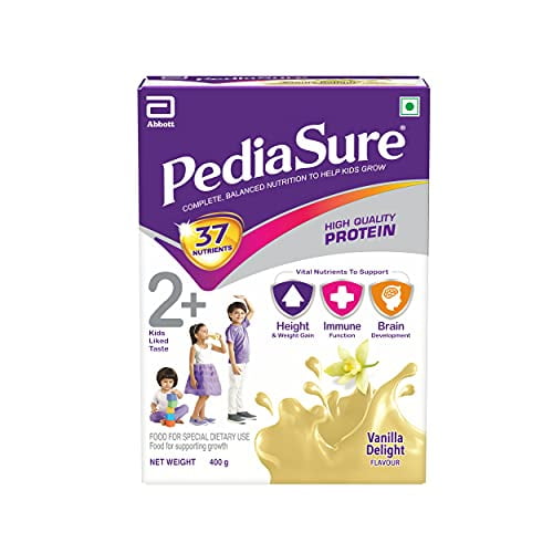 Pediasure Health & Nutrition Drink Powder For Kids Growth - 400g (Vanilla)