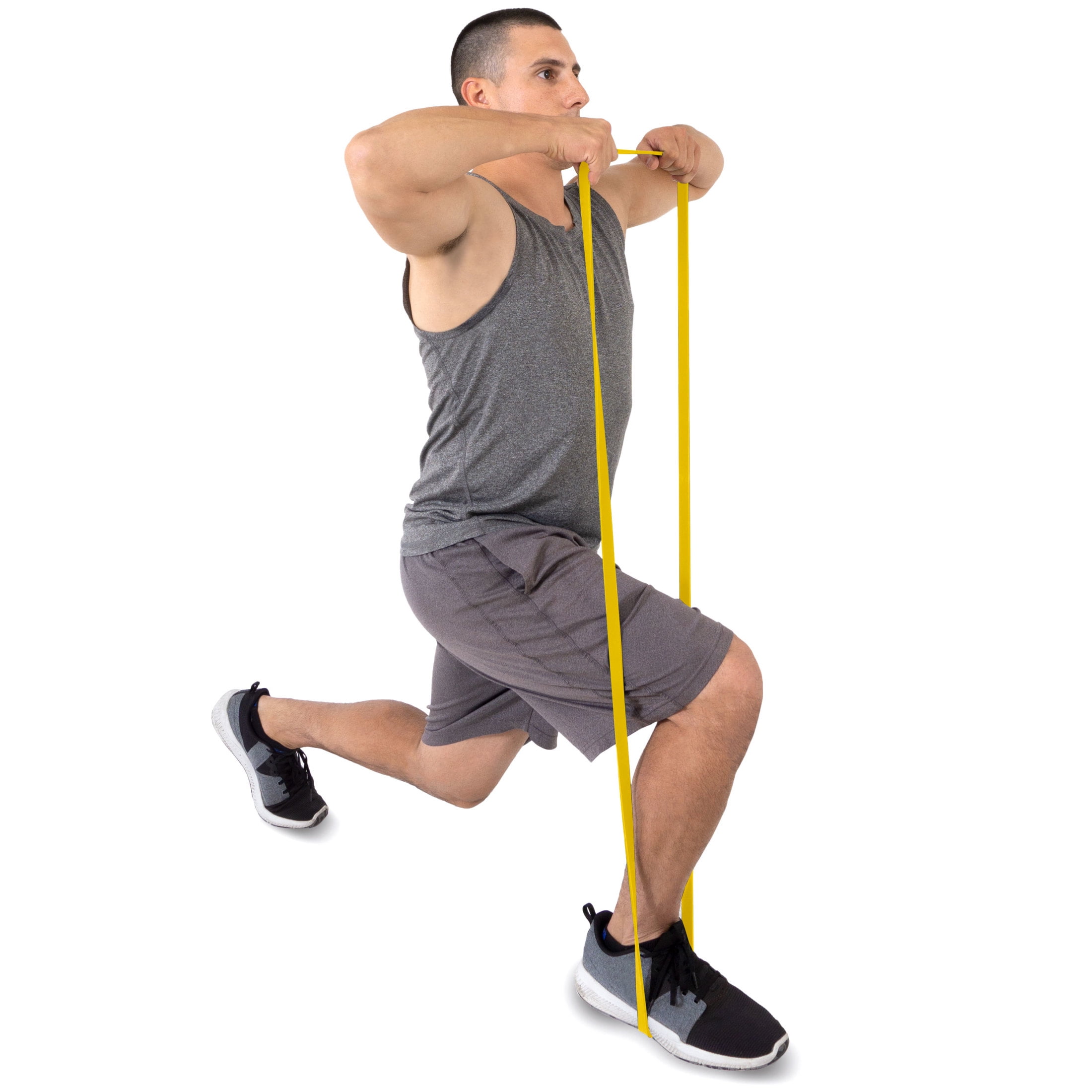 ProsourceFit XFit Power Resistance Bands, Heavy Duty 41" Long, 10 lb to 35 lb