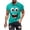 hgg280-Light Blue, variant on Men Funny Cartoon Face Print T-Shirts Short Sleeve Casual Novelty Tees Shirts for Streetwear Party