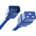 thumbnail image 2 of Unirise Server/Switch/PDU Power Cord, Heavy-Duty C14 to C19 Power Cord, 15A, 250V, 14/3 SJT - IEC60320 PC Cable for Computer Extensions, Monitor, PSU - C14 Male to C19 Female Connector Power Cable, 2 of 5