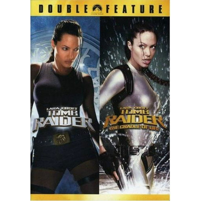 Angelina Jolie is Lara Croft Tomb Raider Action, Adventure Movie Cover  Poster