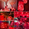 thumbnail image 7 of 24/12/8 Pack Fairy Lights Battery Operated [3 Modes], 7ft 20 Led Twinkle Lights String Lights Waterproof Bulk Small Mini Silver Wire for Christmas Mason Jars Wedding Table Centerpiece, 7 of 7