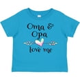 thumbnail image 3 of Inktastic Oma and Opa Love Me Heart Grandchild Boys or Girls Toddler T-Shirt, 3 of 5