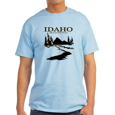 CafePress - Idaho The Last Best Place - Light T-Shirt - (Best Place For Plain T Shirts)