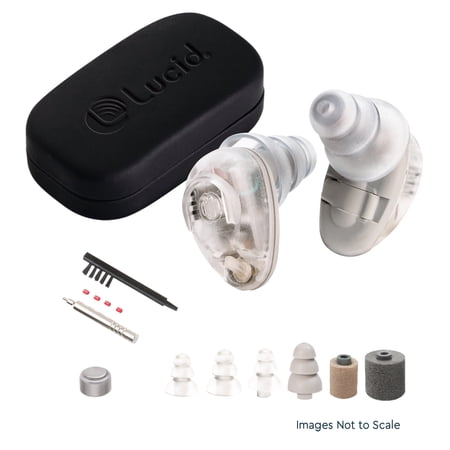 Lucid Hearing - Enlite OTC Hearing Aids - Clear