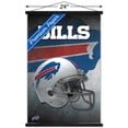 thumbnail image 3 of NFL Buffalo Bills - Helmet 16 Wall Poster with Wooden Magnetic Frame, 22.375" x 34", 3 of 3