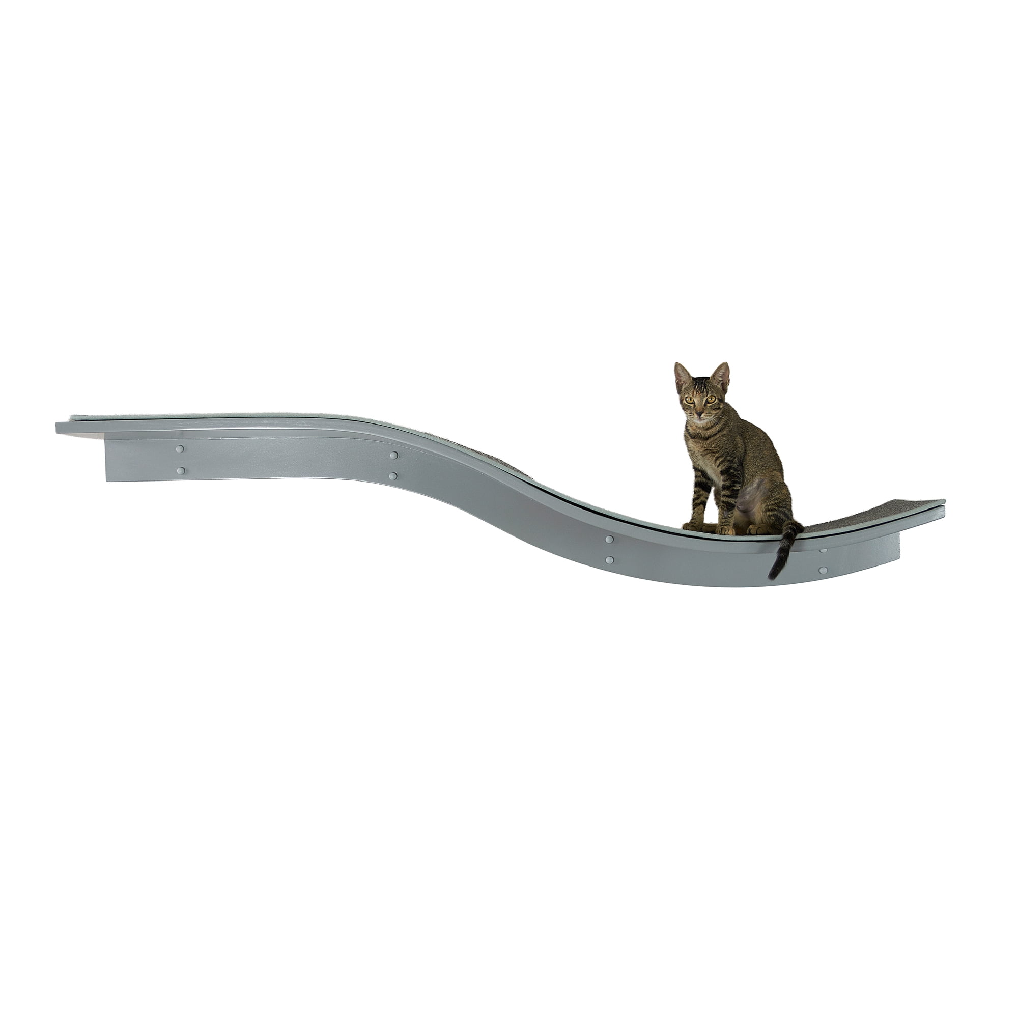 The Refined Feline, Lotus Branch Cat Shelf, Smoke