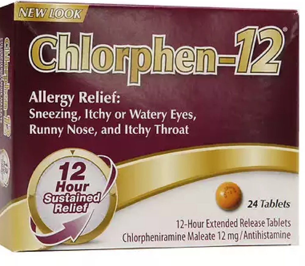 Chlorphen12 Chlorpheniramine Maleate 12 Mg Extended Release Tablets
