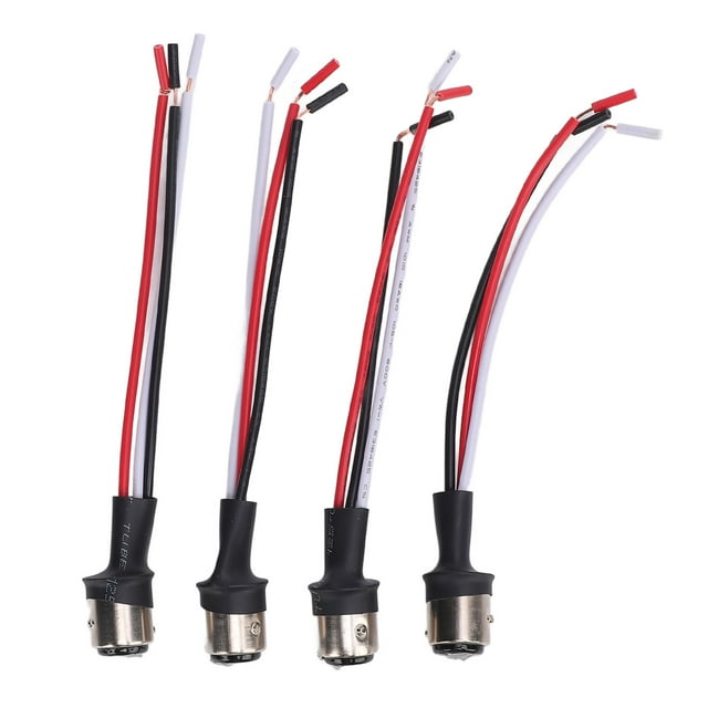 LED Bulb Socket Wiring Harness Plug, Prewired, Waterproof, for Car Headlight Turn Signal Tail Lamp, Universal Fitment, Simple Installation Without Hassle