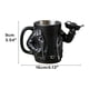 thumbnail image 5 of Taza de café novedosa para hombre, diseño creativo de chaqueta de motociclista, taza de resina de 200 ml, regalo único para amantes del café, amantes del té, regalo de cumpleaños y vacaciones., 5 of 8