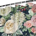 thumbnail image 4 of Waterproof Pioneer Shower Curtain 72x84 Inch Polyester Unique Cute Floral Shower Curtain for Bathroom Hotel Home Decor with 12 Plastic Hooks, 4 of 5