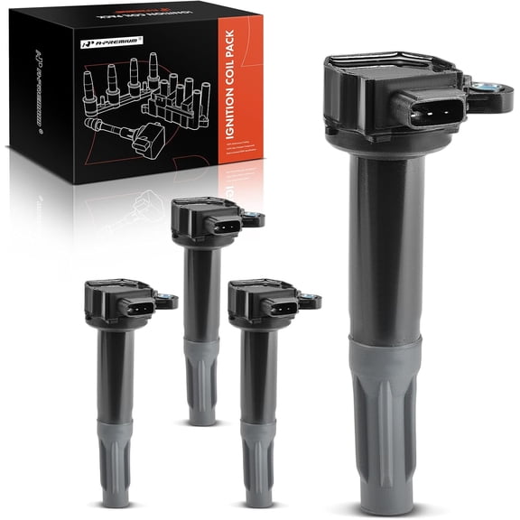 A-Premium Ignition Coil Pack Compatible with Subaru Legacy Outback 2010-2012 H4 2.5L 4-PC