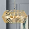 thumbnail image 2 of Aiwen Geometric Chandelier Gold Metal Pendant Light Elegant Avant-garde Light Fixture, 2 of 7