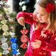 thumbnail image 3 of enjoywould 6 Pcs Christmas Candy Pendants Hanging Decorations Lanyard Design Bright Color Xmas Tree Candy Ornaments, 3 of 8