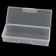 thumbnail image 3 of 2xPlástico Transparente Con Tapa Contenedor De Colección De Caja De Almacenamiento 19.5x7.8x4cm SM SunniMix Estuche de almacenamiento transparente, 3 of 8