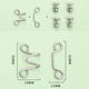 thumbnail image 4 of Alfileres De Botón De Jeans Botón de metal de ajuste invisible Hebilla de jeans extraíble sin clavos para piezas de pantalones Tmvgtek Libre de BPA, 4 of 8