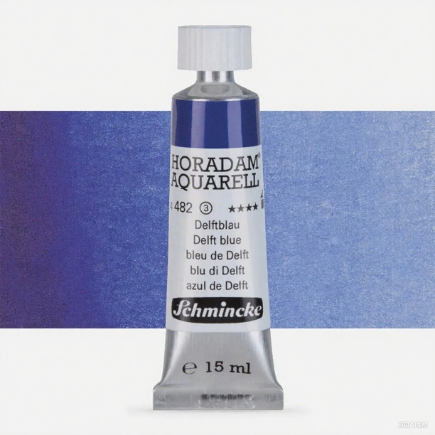 Schmincke - Set de Acuarelas HORADAM AQUARELL | Tubos de 15 ml, Pinturas para Artistas, Aficionados y Estudiantes, Materiales de Arte, Serie 482