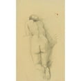thumbnail image 2 of Anny Dollschein 16x24 Gold Ornate Framed and Double Matted Museum Art Print Titled - Knee Female Back Act (1933-1934), 2 of 4