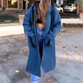 thumbnail image 5 of Titcea Zip Up Hoodies for Women Fleece Long Drawstring Solid Color Hooded Sweatshirt with Pockets Home Daily Warm Comfy Casual Fall Winter Sweatshirts S-3XL, 5 of 9