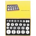 thumbnail image 1 of 25 piezas de matrices de cierre de caja trasera de reloj de aleación de aluminio para máquina tapadora de tapas para relojero, 1 of 14