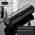 thumbnail image 5 of Smart Temperature Display Insulated Travel Mug, 500ml 304 Stainless Steel Water Bottle, 5 of 7