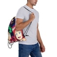 thumbnail image 5 of My Hero Academia Drawstring Backpack Anime Sackpack Gym Bag For Sport Yoga Travel Hiking Shopping Lightweight Gym Bag 16*14 Inch, 5 of 9