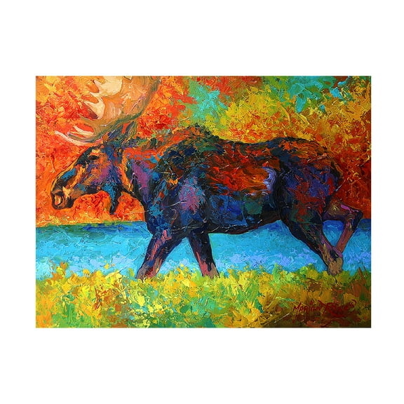 Marion Rose 'Moose EBSQ' Canvas Art