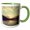 Green/White, variant on 3drose, Another Day Antique Seventies Style Coast Photography, 11oz Mug