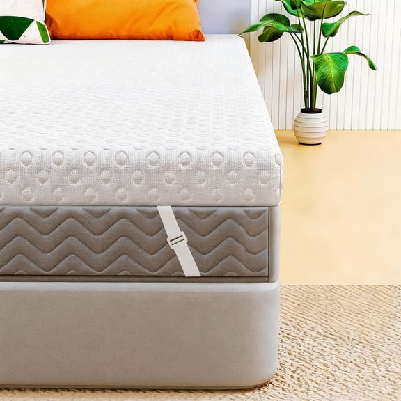 FWPP Memory Foam Mattress Topper - 2 Inch Gel Infused Memory Foam - Plush Feel - Cooling and Pressure Relieving - Back Pain Relief (California King)
