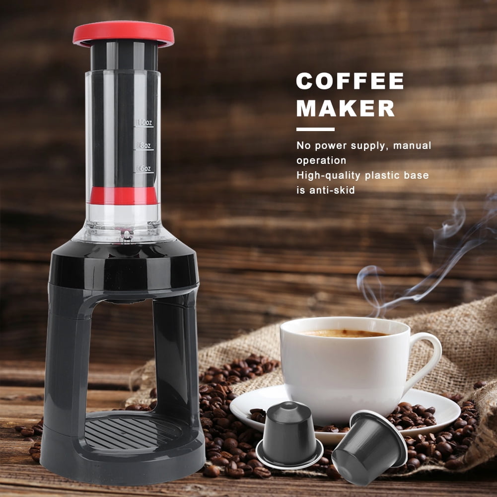 Hand Pressing Type Coffee Machine Home Manual Coffee Maker for Capsule Coffee Powder Sarapandan