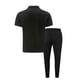 thumbnail image 3 of Camisas de Manga Corta para Hombres Turndown Collar 2 Piezas con Pantalones, Casual Hogar Y Uso Diario, Conjuntos Cortos para Hombres, 3 of 4