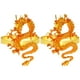 thumbnail image 1 of KAKOWELY 2 hebillas para servilletas, anillos de servilleta de dragón, anillos de servilleta de metal, porta servilletas, 1 of 5