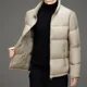 thumbnail image 3 of Ropa de diseñador para hombre, chaqueta de plumón corta con cuello alto de lujo, chaquetas acolchadas ligeras, abrigo de invierno cálido acolchado 2024 para hombre, 3 of 4