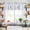 Blue, variant on Blue White Spring Floral Kitchen Curtain Valances for Windows Farmhouse Short Curtains, Summer Botanical Birds Rod Pocket Valance Curtain for Bedroom Cafe Living Room 60"x18"